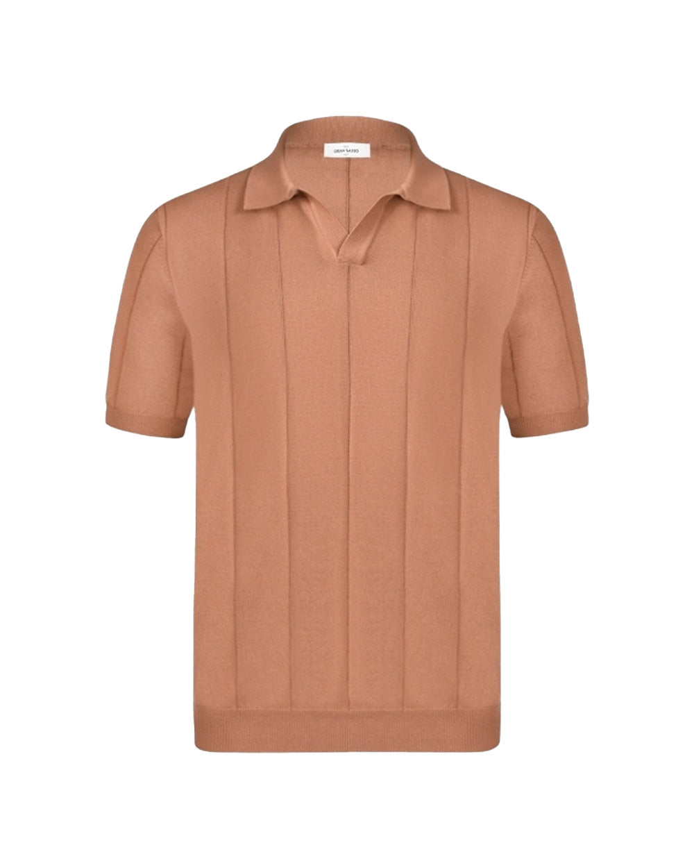 GRAN SASSO Polo GRAN SASSO uomo 5719120660 Marrone skipper lavorazione a coste cottone 5719120660 168