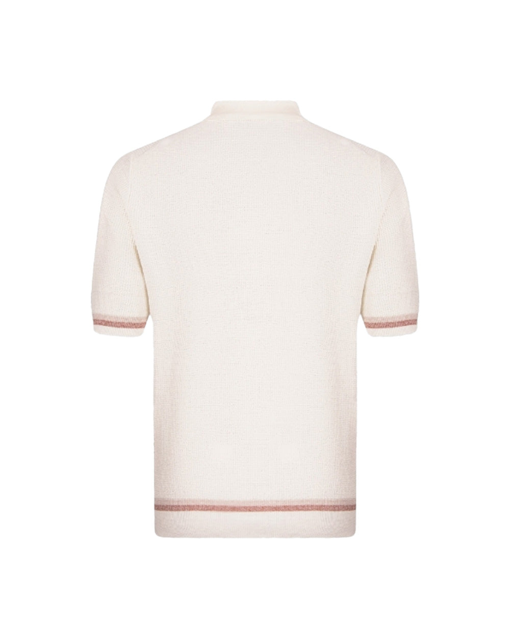 GRAN SASSO Camicia GRAN SASSO uomo 5719418671 Panna lino cotone collo bowling regular fit 5719418671 001