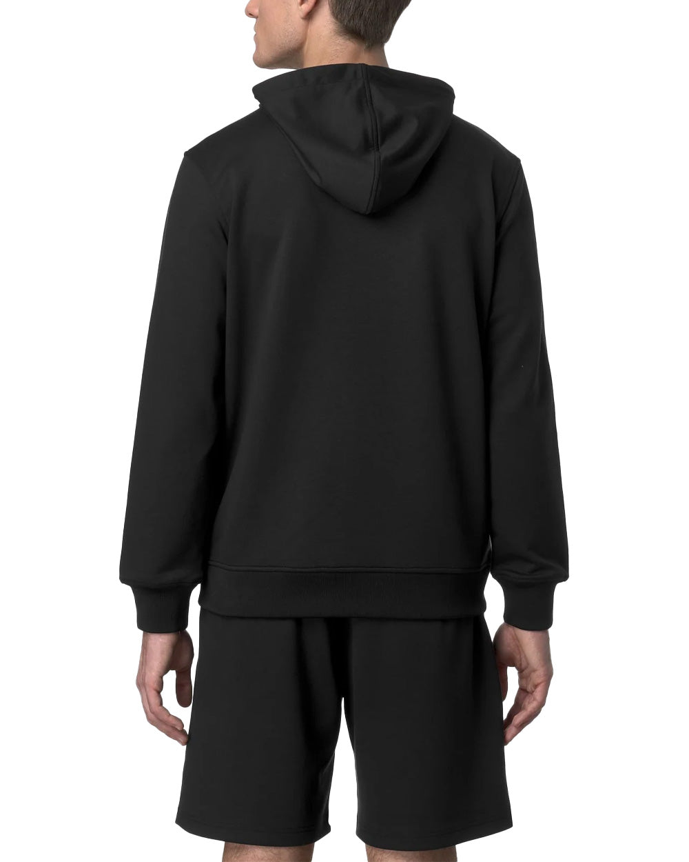 K-WAY Felpa K-WAY uomo K1151UW RAINER LIGHT SPACER Nera cappuccio chiusura zip tasche logo<BR/><BR/><BR/> K1151UW USY