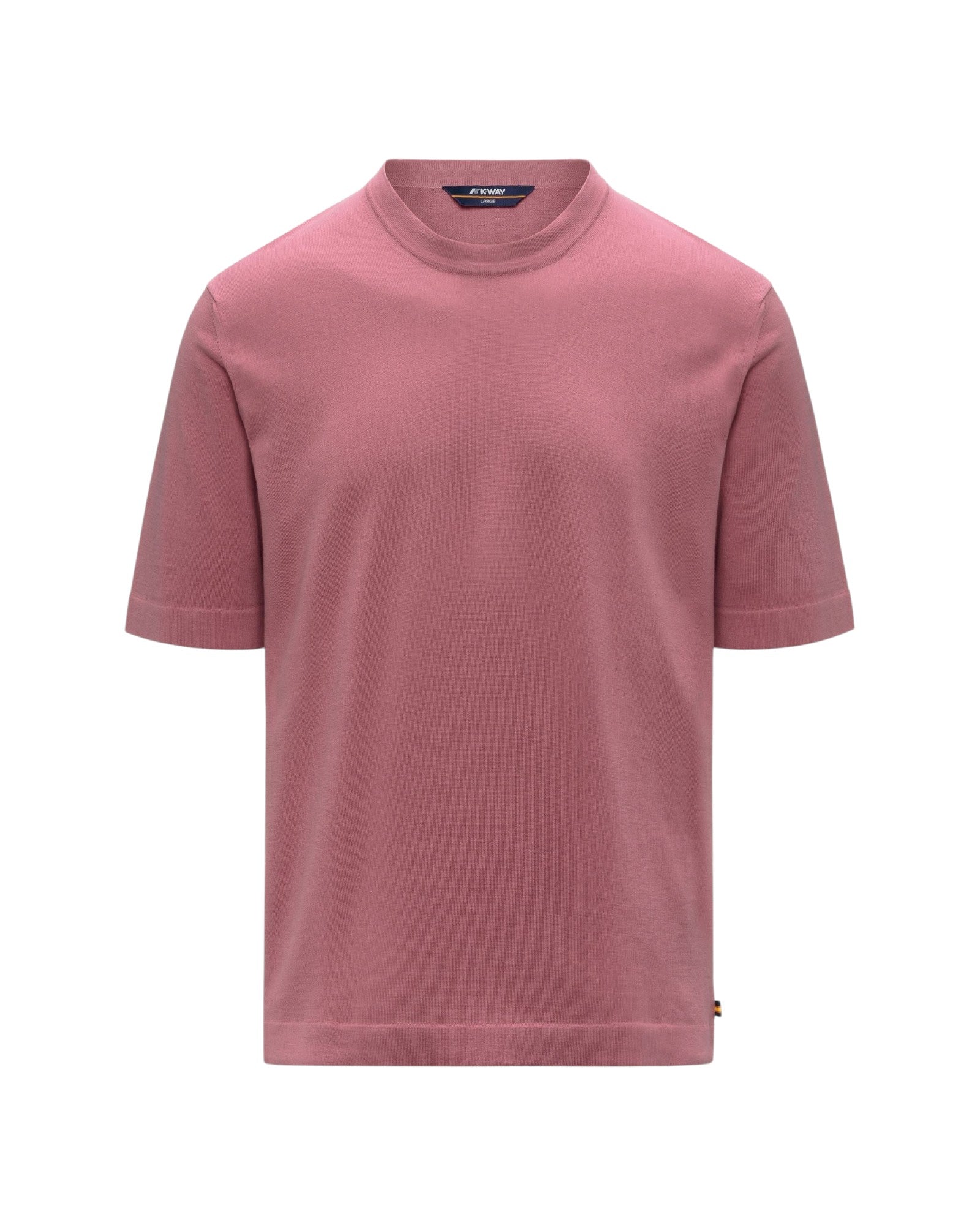 K-WAY T-shirt K-WAY uomo K4126SW1 WH7 Rosa K4126SW WH7