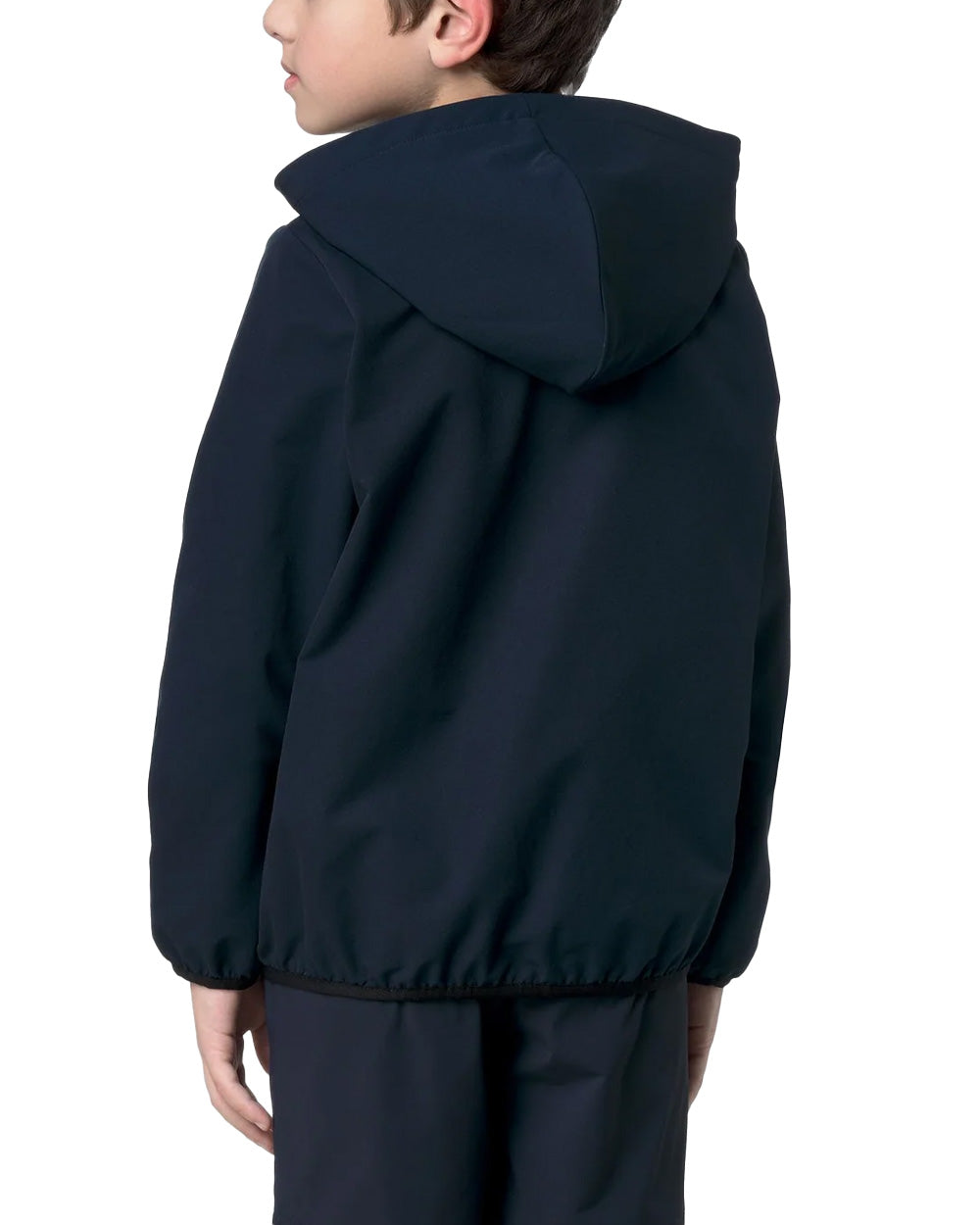 K-WAY Giubbino K-WAY bambino K4133FW P. JOURNEER TRAVEL Blu antigoccia cappuccio zip tasche impacchettabile K4133FW K89