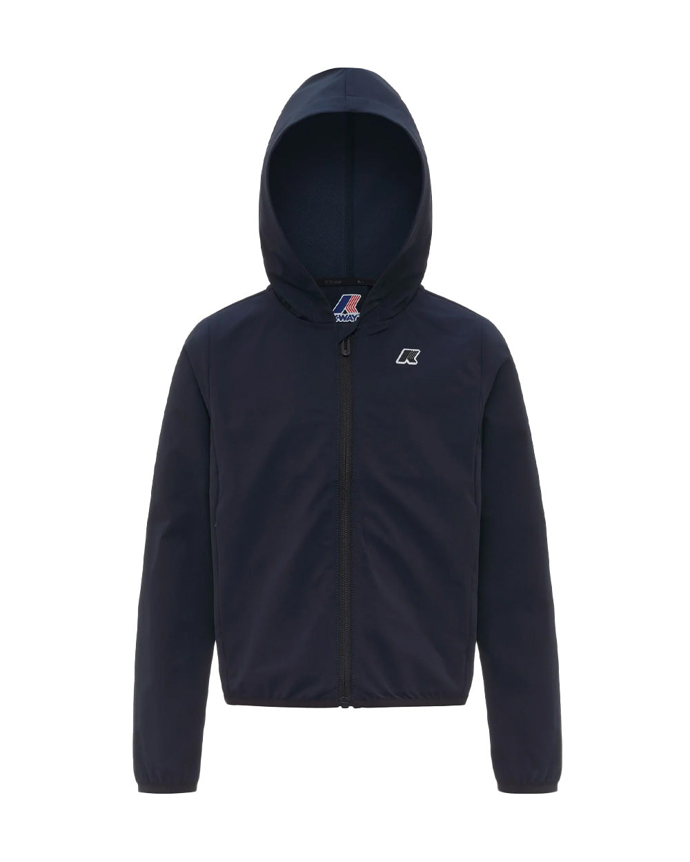 K-WAY Giubbino K-WAY bambino K4133FWU P. JOURNEER TRAVEL Blu antigoccia cappuccio zip tasche impacchettabile K4133FWU K89