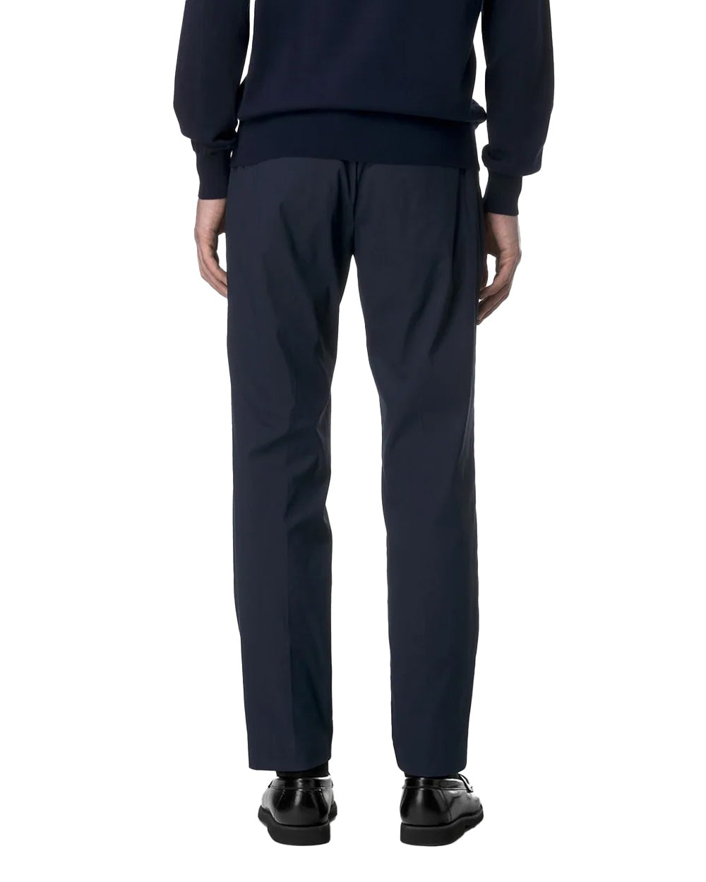 K-WAY Pantalone K-WAY uomo K61368W AILTON TWILL TECH Blu cotone chino gabardine tasche K61368W K89