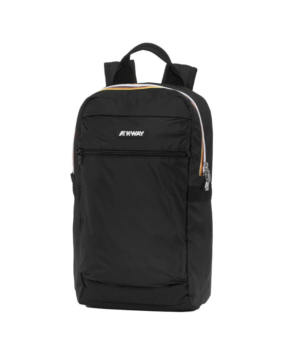 K-WAY Zaino K-WAY unisex K8148CW MID LAON Nero idroreppellente spallacci tasca logo K8148CW USY