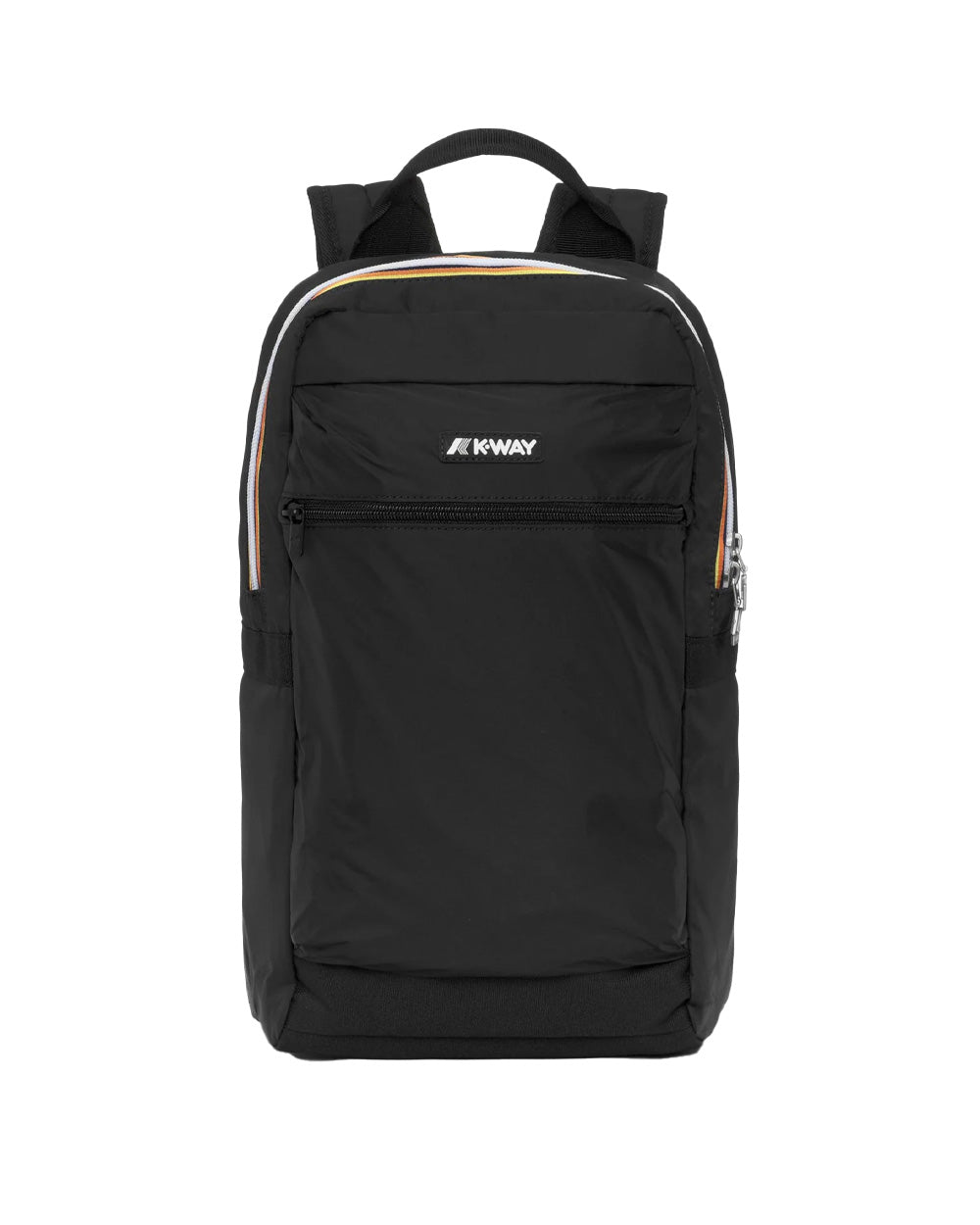 K-WAY Zaino K-WAY unisex K8148CW MID LAON Nero idroreppellente spallacci tasca logo K8148CW USY
