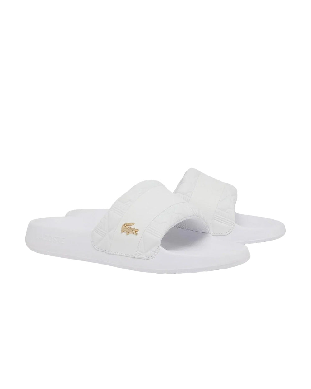 LACOSTE Ciabatte LACOSTE uomo Serve Slide Hybrid E03862 Bianche E03862 080