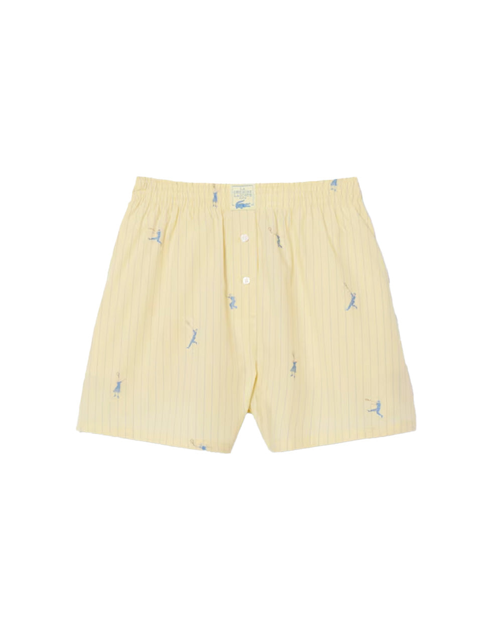 LACOSTE Bermuda LACOSTE donna FF1034 Giallo righe cotone motivo jacquard oversize FF1034 2IA