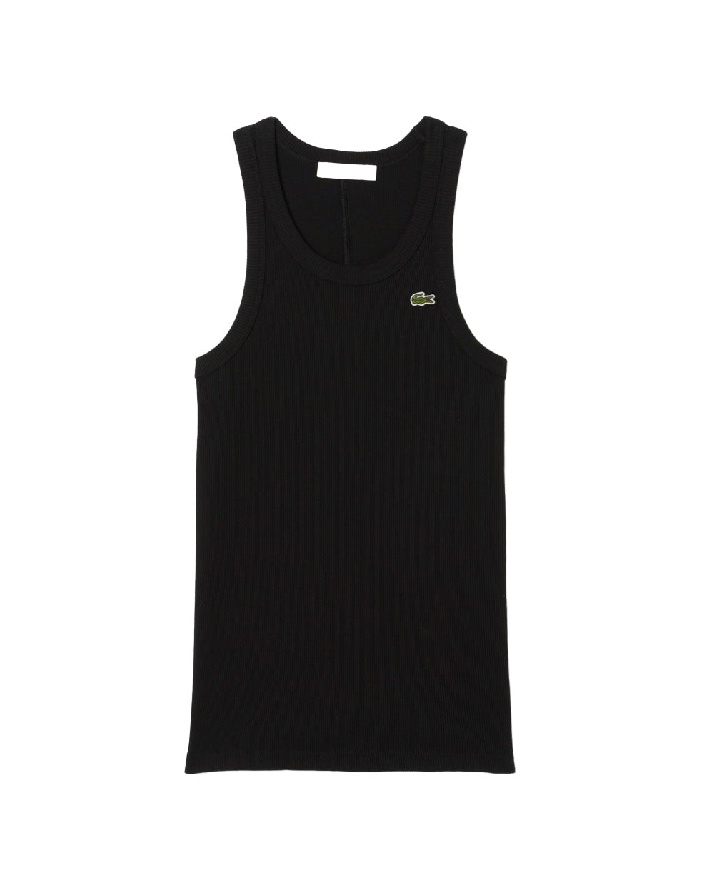 LACOSTE Top LACOSTE donna TF5388 Nero cotone aderente slim fit <BR/> TF5388 031
