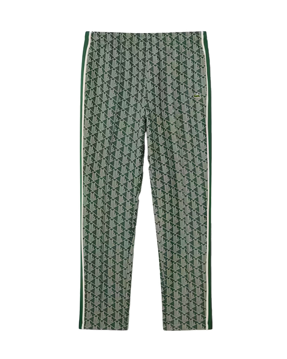 LACOSTE Pantalone LACOSTE uomo XH1440 Verde monogramma poliestere taglio dritto coccodrillo XH1440 D1R