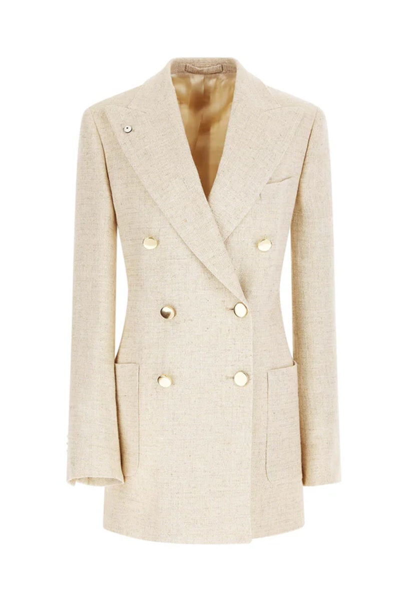 L.B.M. 1911 Giacca L.B.M. 1911 donna 21666237 01 Claudia Beige<BR/> 216662370 1