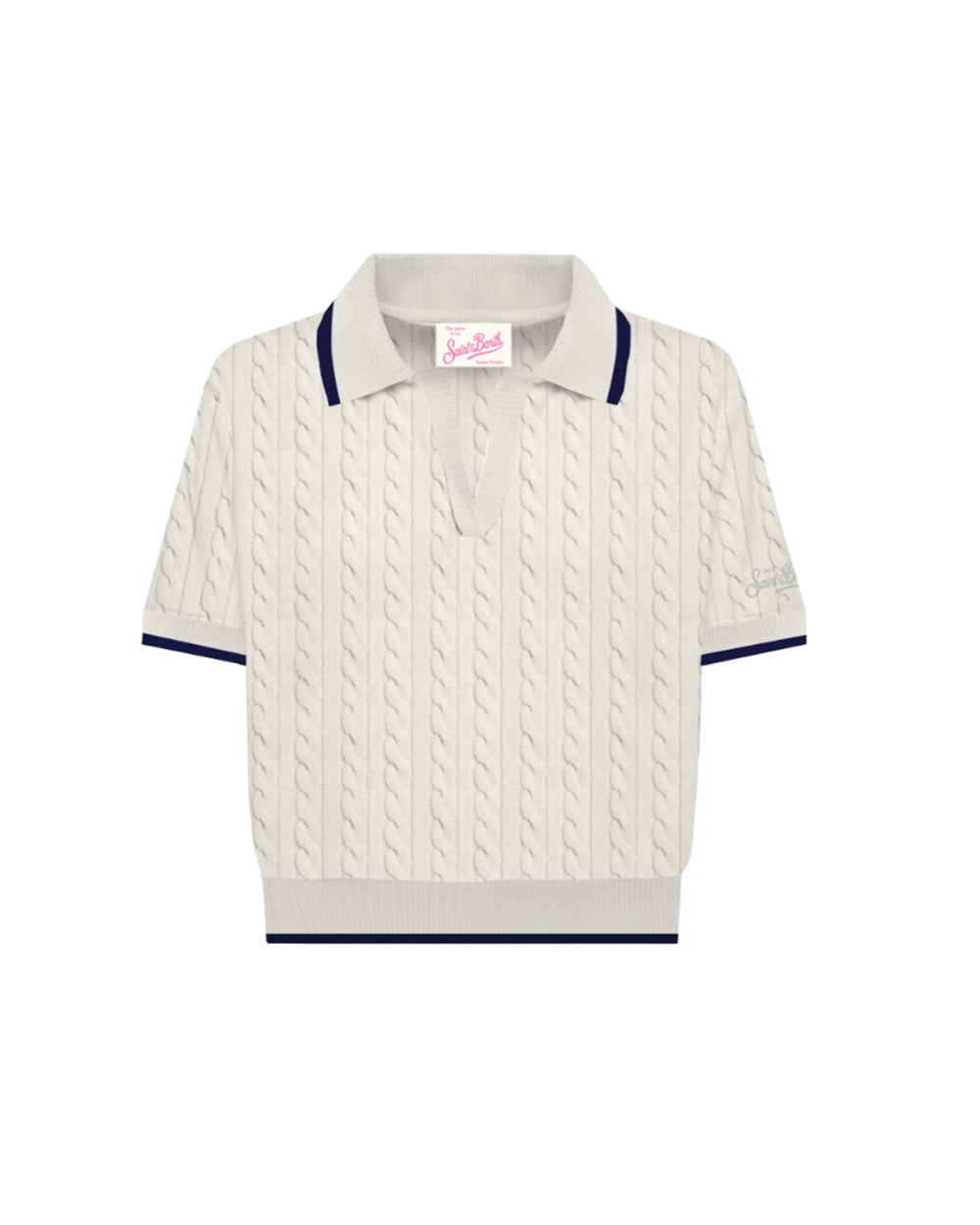 MC2 SAINT BARTH Maglia MC2 SAINT BARTH donna Amaris Braid AYS000100100L Bianca AYS000100100L 10