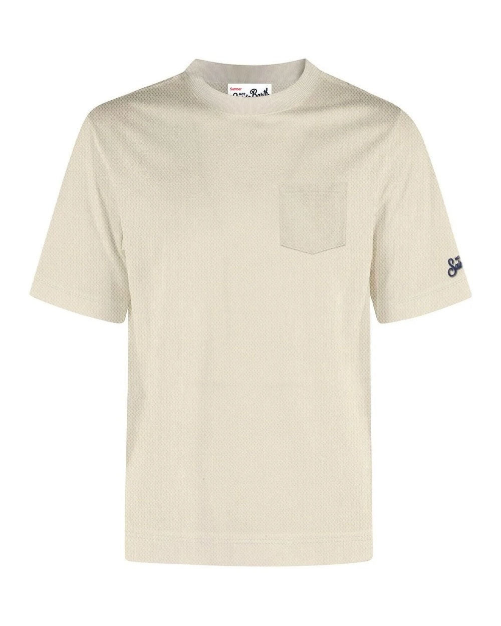 MC2 SAINT BARTH T-shirt Mc2 Saint Barth uomo Bakewell beige BKW000100157L 10L