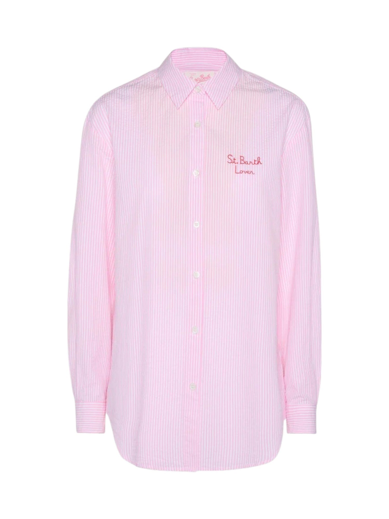 MC2 SAINT BARTH Camicia MC2 SAINT BARTH donna BRIG005 01926L 21 Brigitte Embry Cotton Seersucker Snoopy Rosa<BR/> BRIG00501926L 21