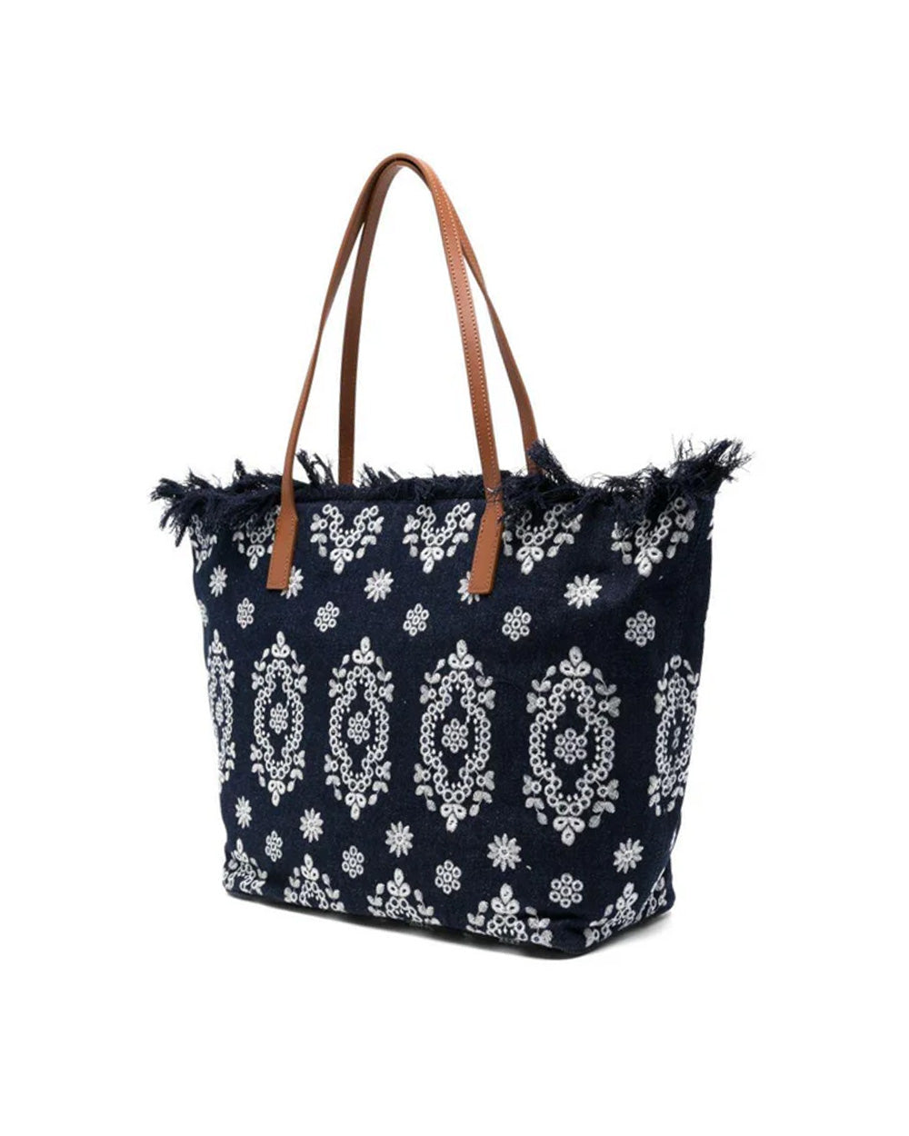MC2 SAINT BARTH Borsa MC2 SAINT BARTH donna CITY BAG MID FRINGE CBF000101773L Nera CBF000101773L 00