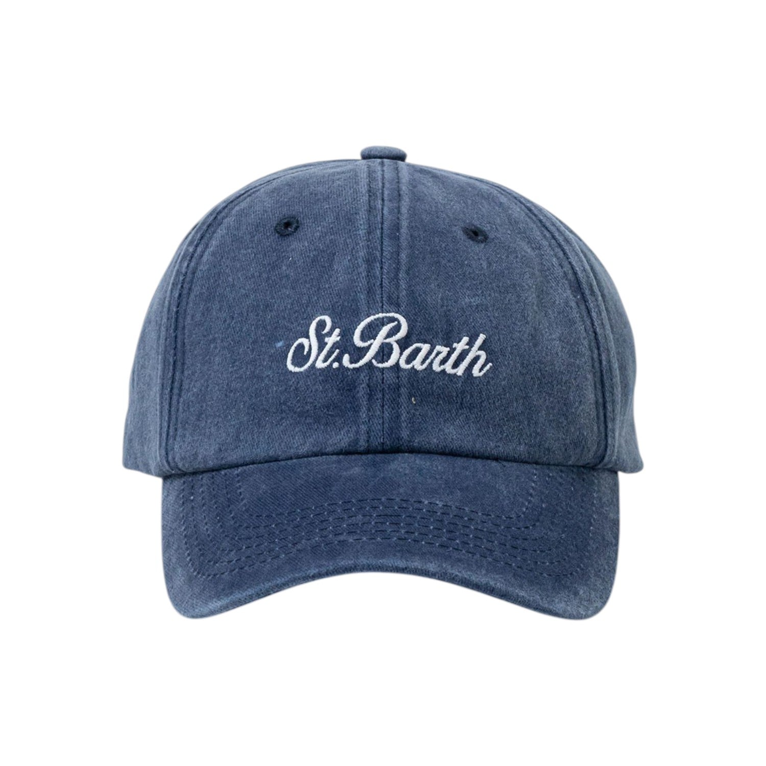 MC2 SAINT BARTH Cappello MC2 SAINT BARTH unisex DAS0004 02963L 61 Davis Hat con logo ricamato Denim<BR/> DAS000402963L 61