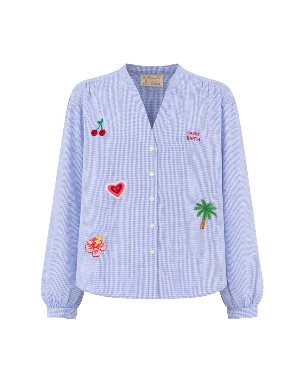 MC2 SAINT BARTH Camicia MC2 SAINT BARTH donna LIO000100430L Celeste LIO000100430L 31