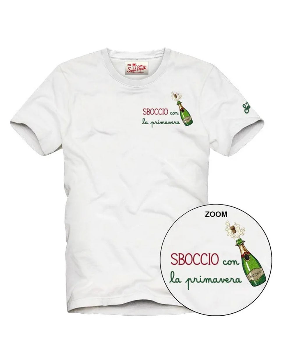 MC2 SAINT BARTH T-shirt Mc2 Saint Barth uomo Portofino Sboccio Primavera bianca POT000100155 01N