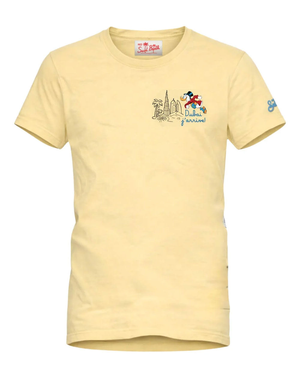 MC2 SAINT BARTH T-shirt Mc2 Saint Barth uomo Portofino Scrooge Dubai gialla POT000101054L 92L
