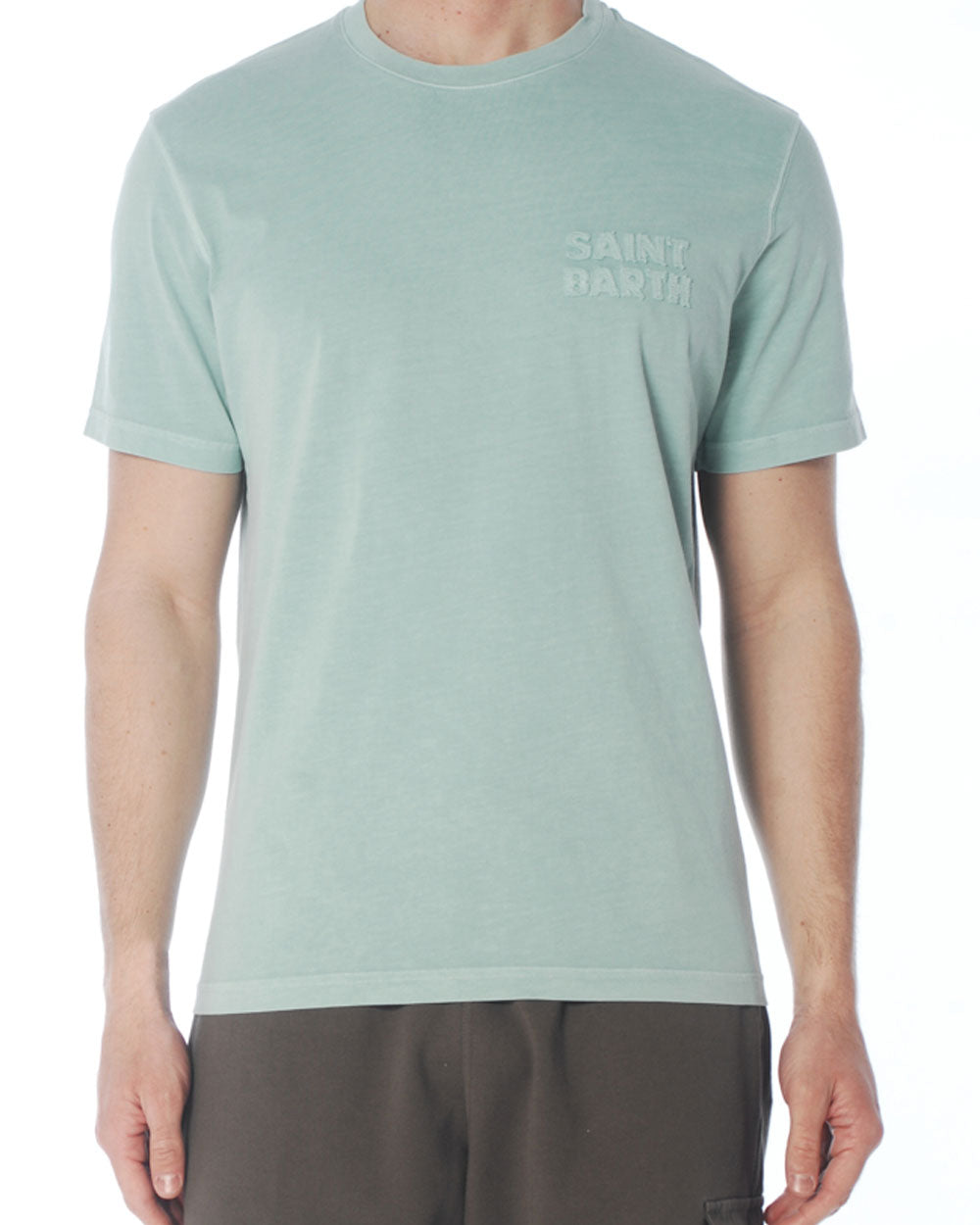 MC2 SAINT BARTH T-shirt Mc2 Saint Barth uomo Portofino St Barth verde acqua POT000101230L 53