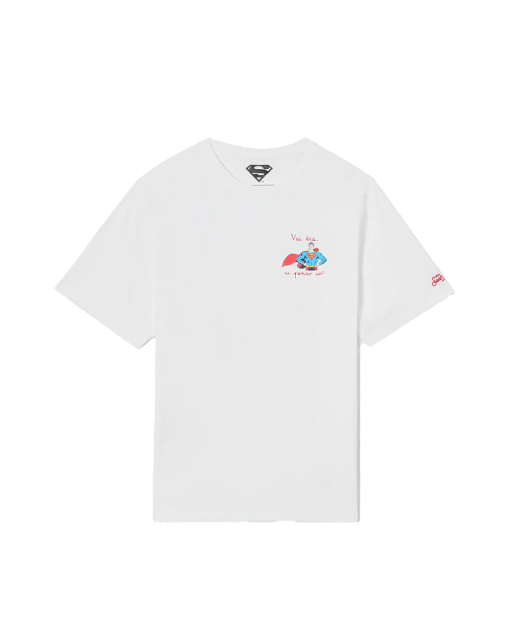 MC2 SAINT BARTH T-shirt MC2 SAINT BARTH uomo SUPERMAN POT000104415L Bianca POT000104415L 01N