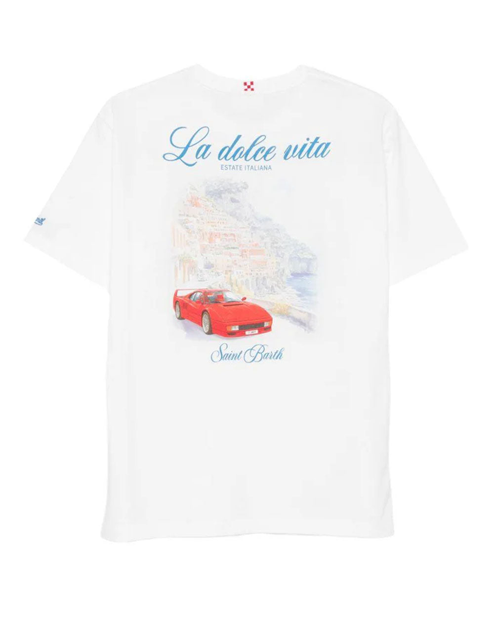 MC2 SAINT BARTH T-shirt Mc2 Saint Barth uomo Portland Dolce vita bianca <BR/> PRL000200932L 01N