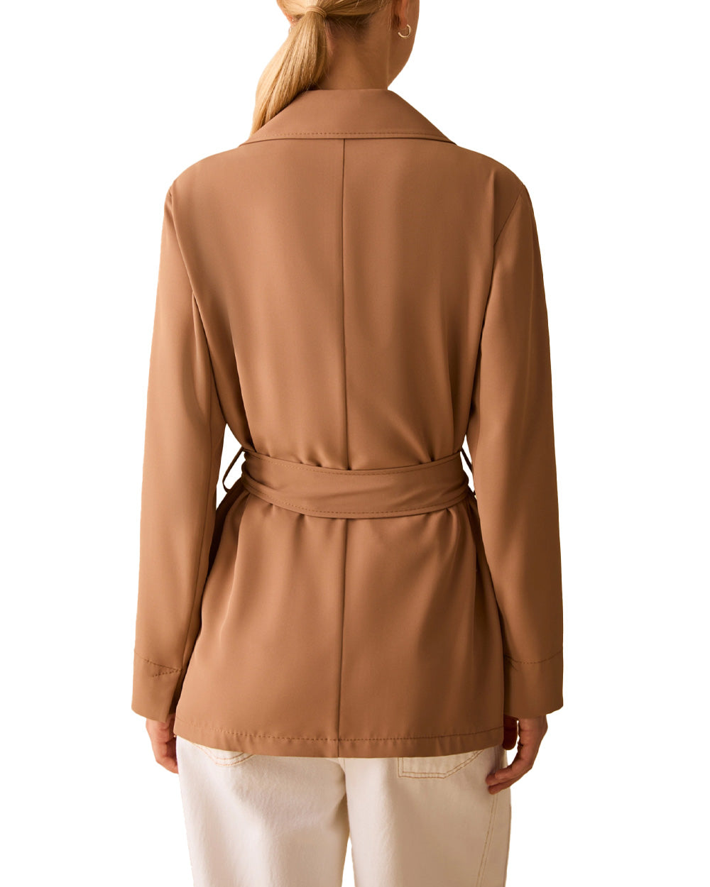 PENNYBLACK Giacca PENNYBLACK TABELLA donna 2611041023200 Cognac monopetto collo revers spacchetti<BR/> 2611041023200 002