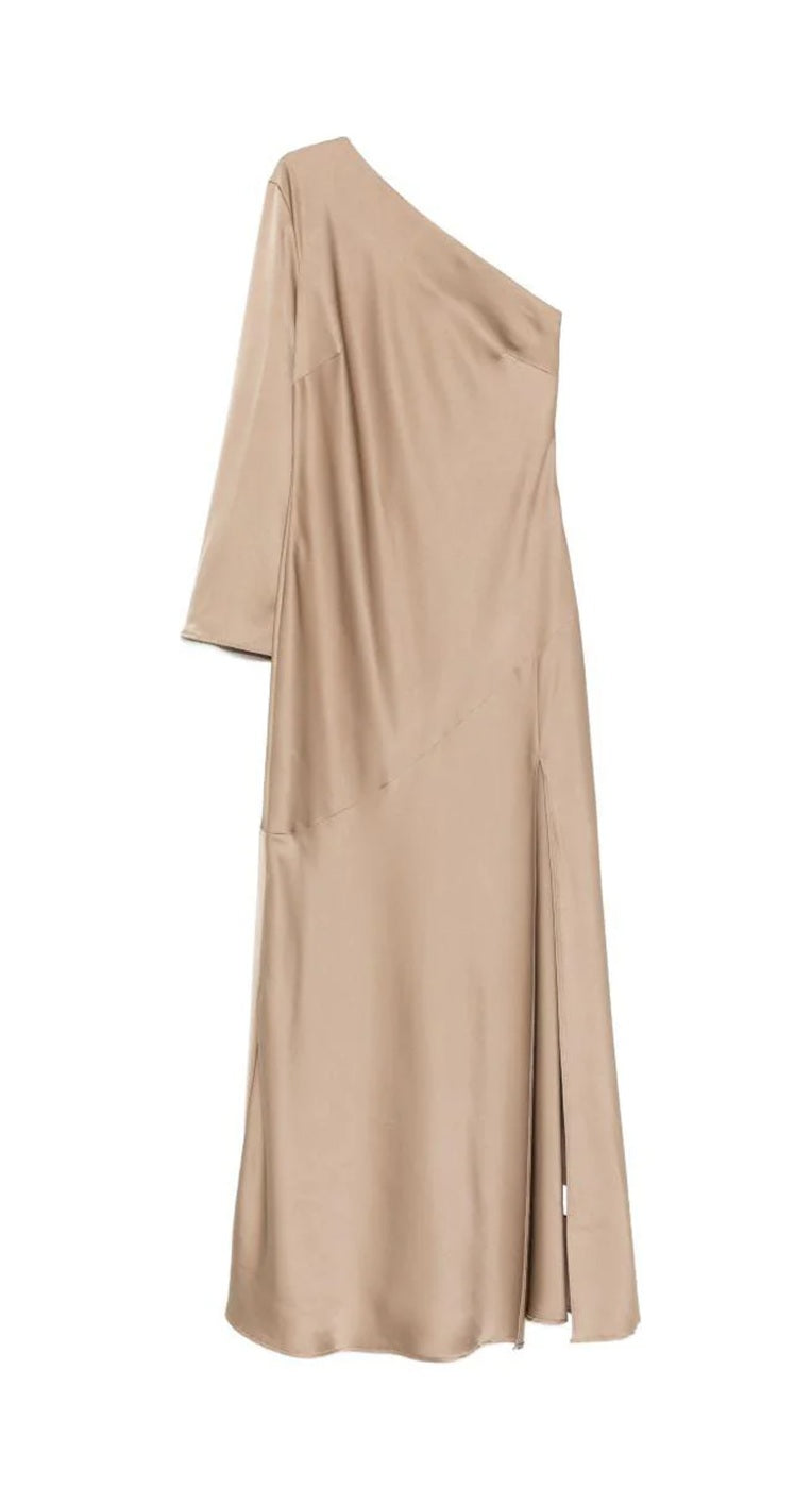 PENNYBLACK Abito Pennyblack donna 2611221132200 006 Gel monospalla raso Sabbia<BR/> 2611221132200 006