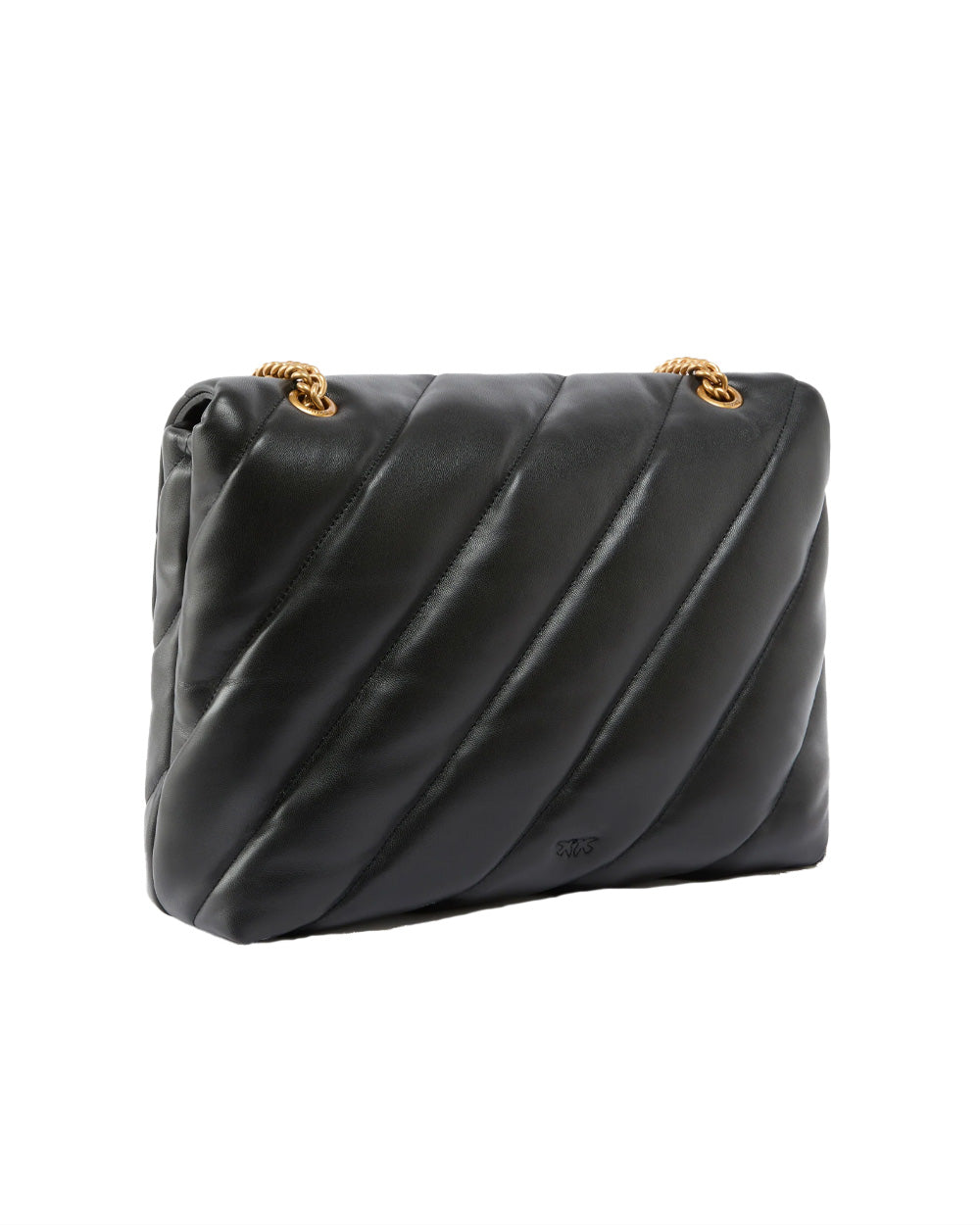 PINKO Borsa PINKO donna BIG LOVE BAG PUFF 100037A0F2 Nera pelle trapuntatura microfibra scamosciata 100037A0F2 Z99Q