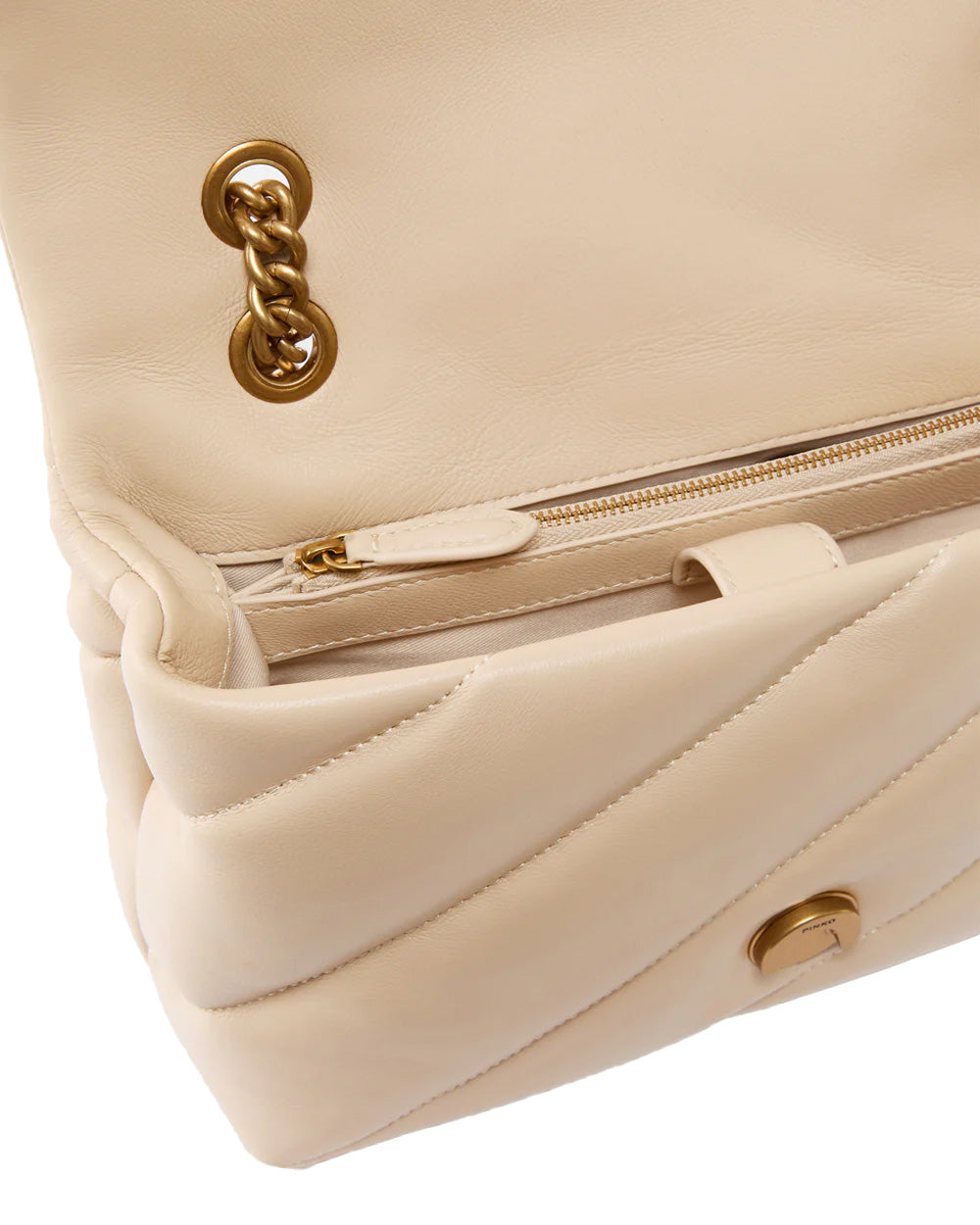 PINKO Borsa PINKO donna CLASSIC LOVE BAG PUFF 100038A0F2 Beige nappa pelle trapuntatura tracolla 100038A0F2 C50Q