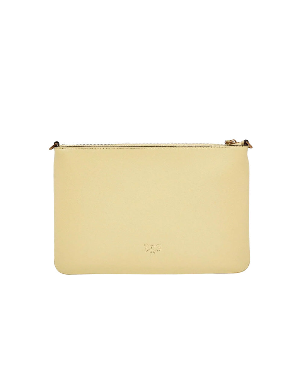 PINKO Borsa PINKO donna FLAT CLASSIC 100455A0F1 Gialla chiusura zip pelle tracolla 100455A0F1 C39Q