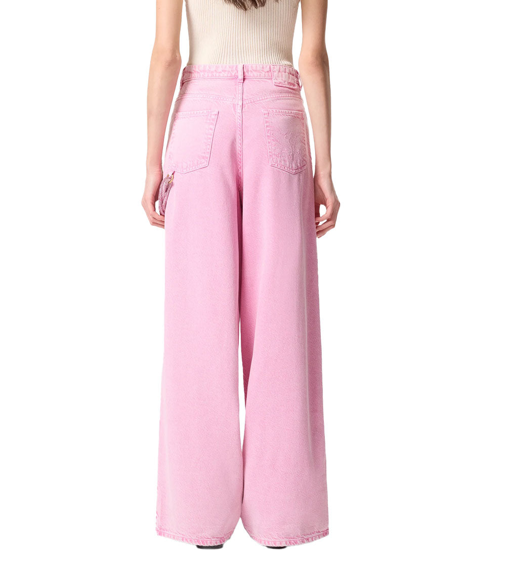 PINKO Jeans Pinko donna 104601A33R Lauryn rosa corda gioiello<BR/><BR/> 104601A33R P44