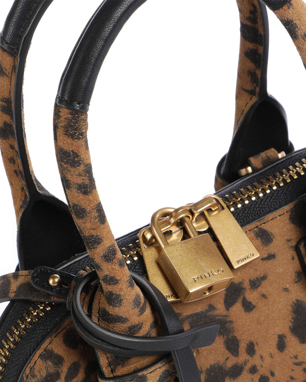 PINKO Borsa Pinko donna 105333A32A Bowling animalier 105333A32A M35Q