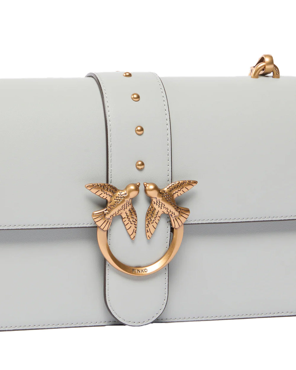 PINKO Borsa PINKO donna LOVE ONE ST CL 105857A0F1 Grigio pelle mano seta tracolla regolabile 105857A0F1 K32Q