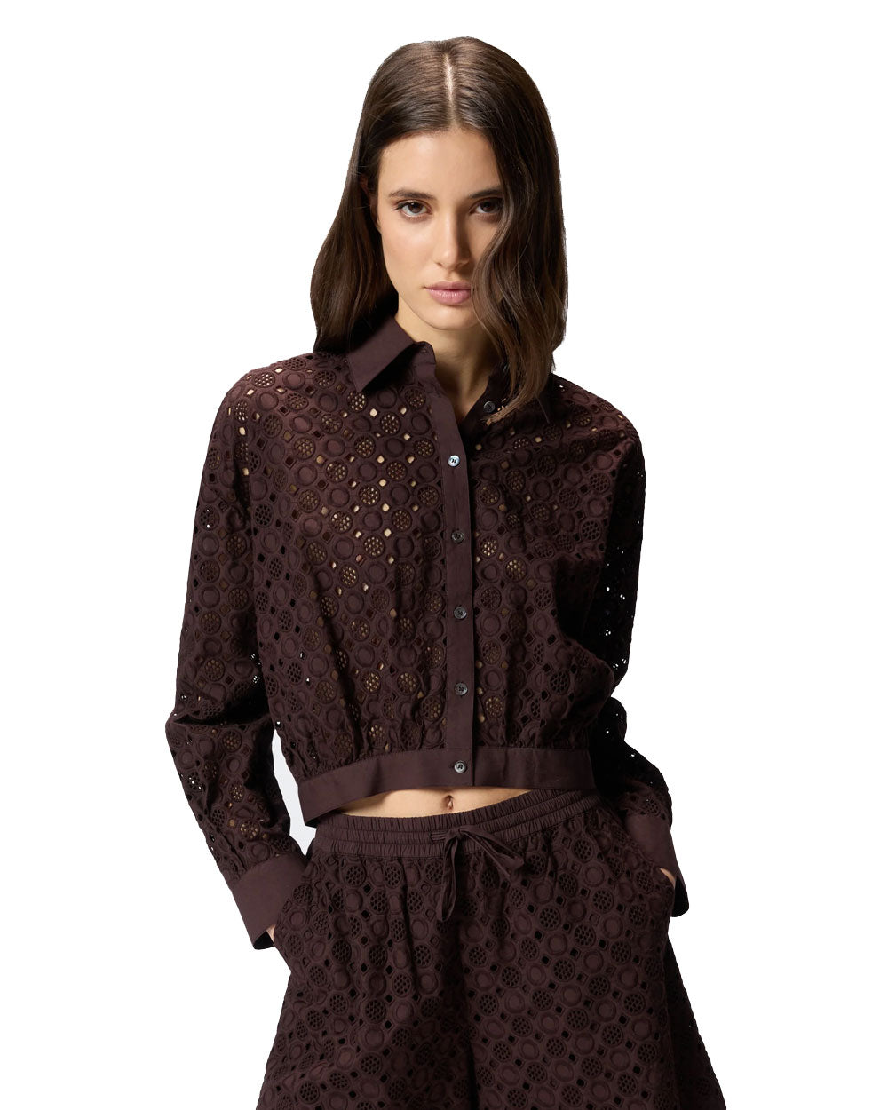 PINKO Camicia Pinko donna Charita 106277A35P marrone<BR/> 106277A35P M28