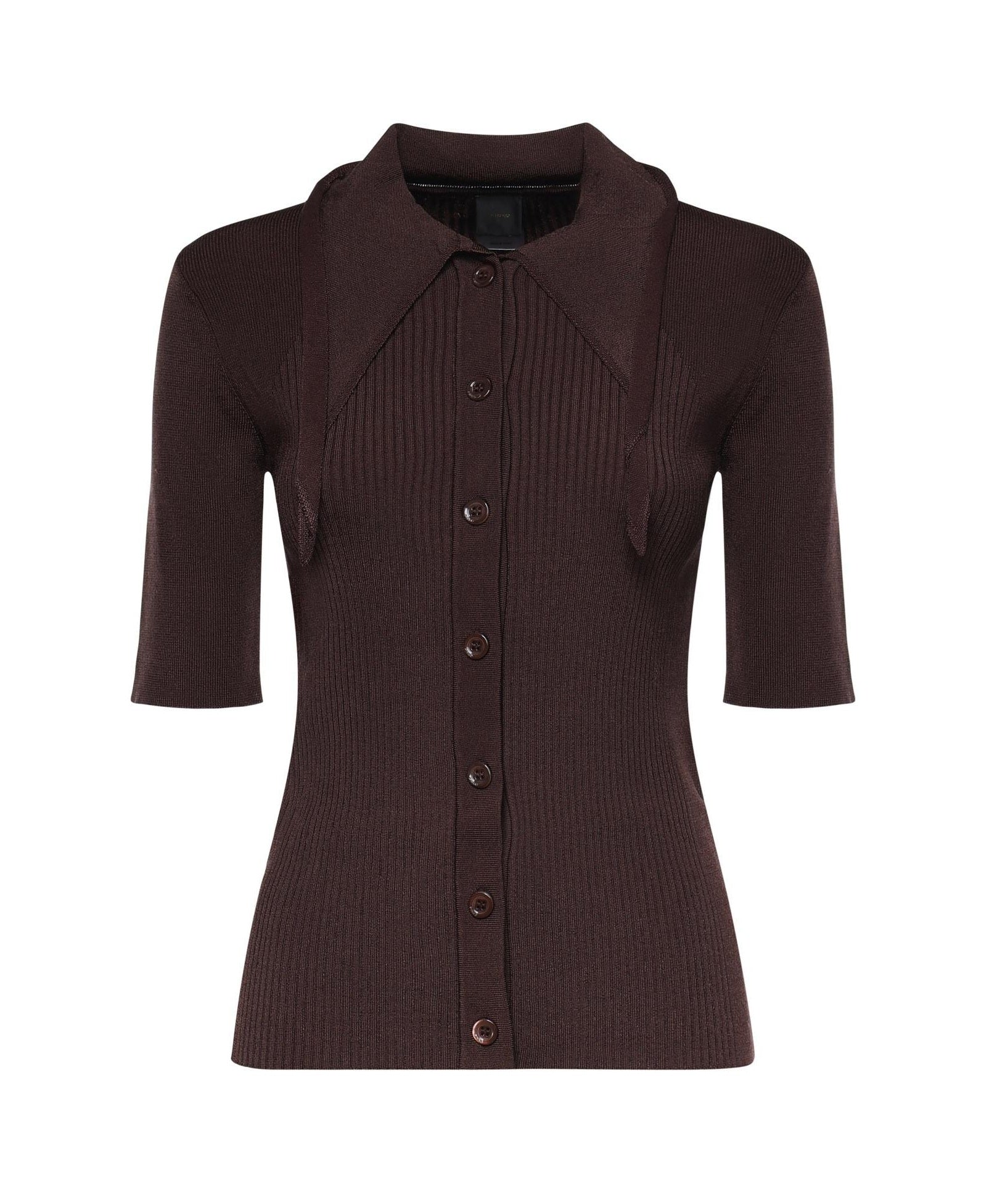 PINKO Maglia Pinko donna 106316A347 L78 Coperto a costine verticali Marrone<BR/> 106316A347 L78