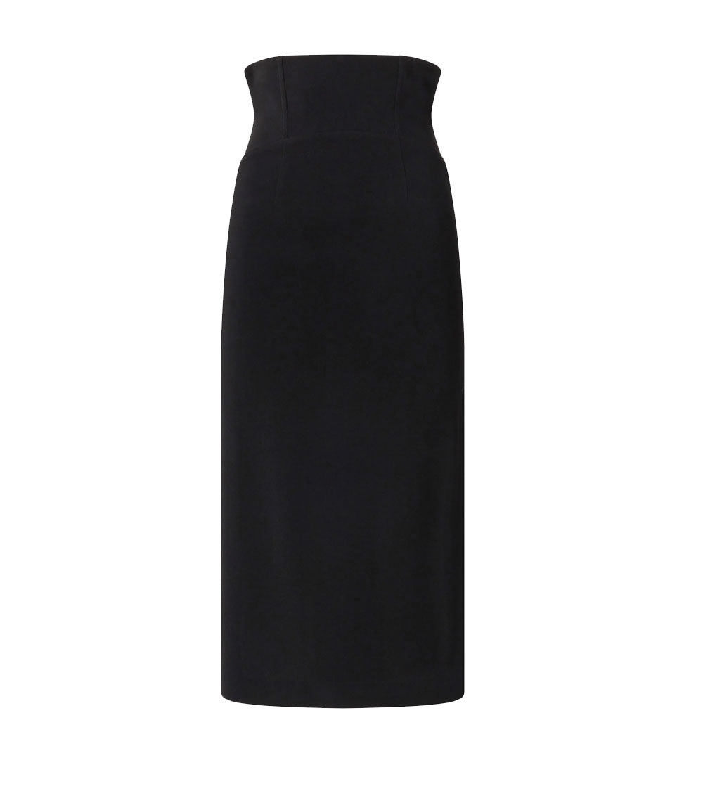 PINKO Gonna donna Pinko 106485A2Q2 Pera nera midi vita a bustino 106485A2Q2 Z99