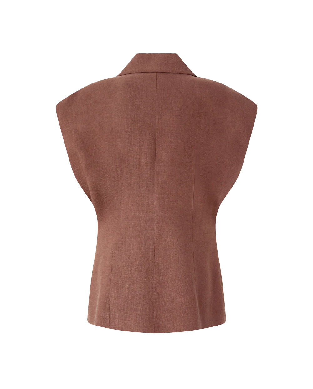 PINKO Giacca donna Pinko 106509A2W6 Floella marrone smanicato rustico<BR/> 106509A2W6 L78
