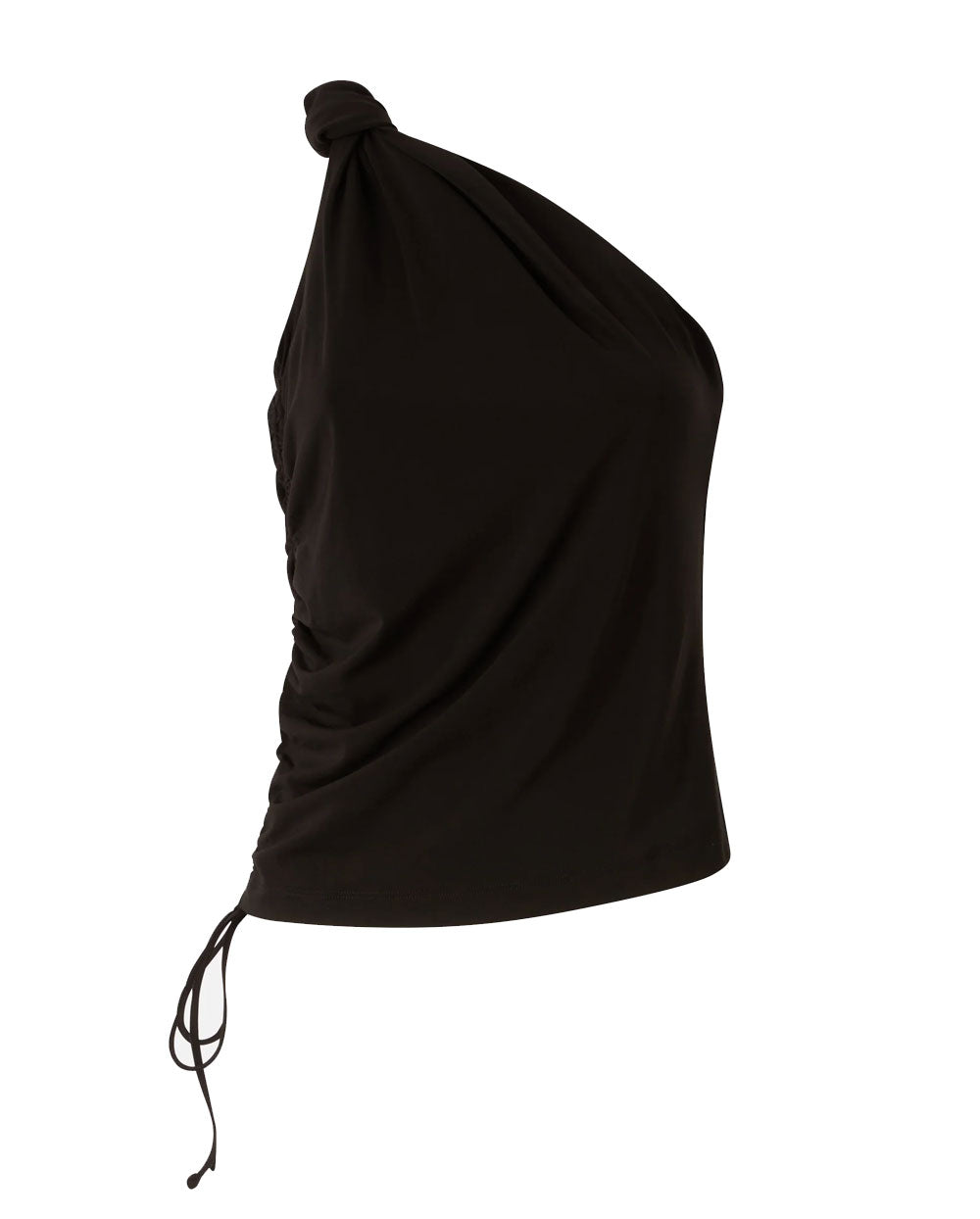 PINKO Top donna Pinko 106544A37V Kristel nero monospalla nodo<BR/> 106544A37V Z99