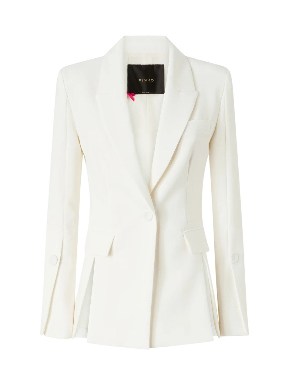PINKO Giacca Pinko donna 106615A32Z Z07 Carciofo in tela tecnica Bianco<BR/> 106615A32Z Z07