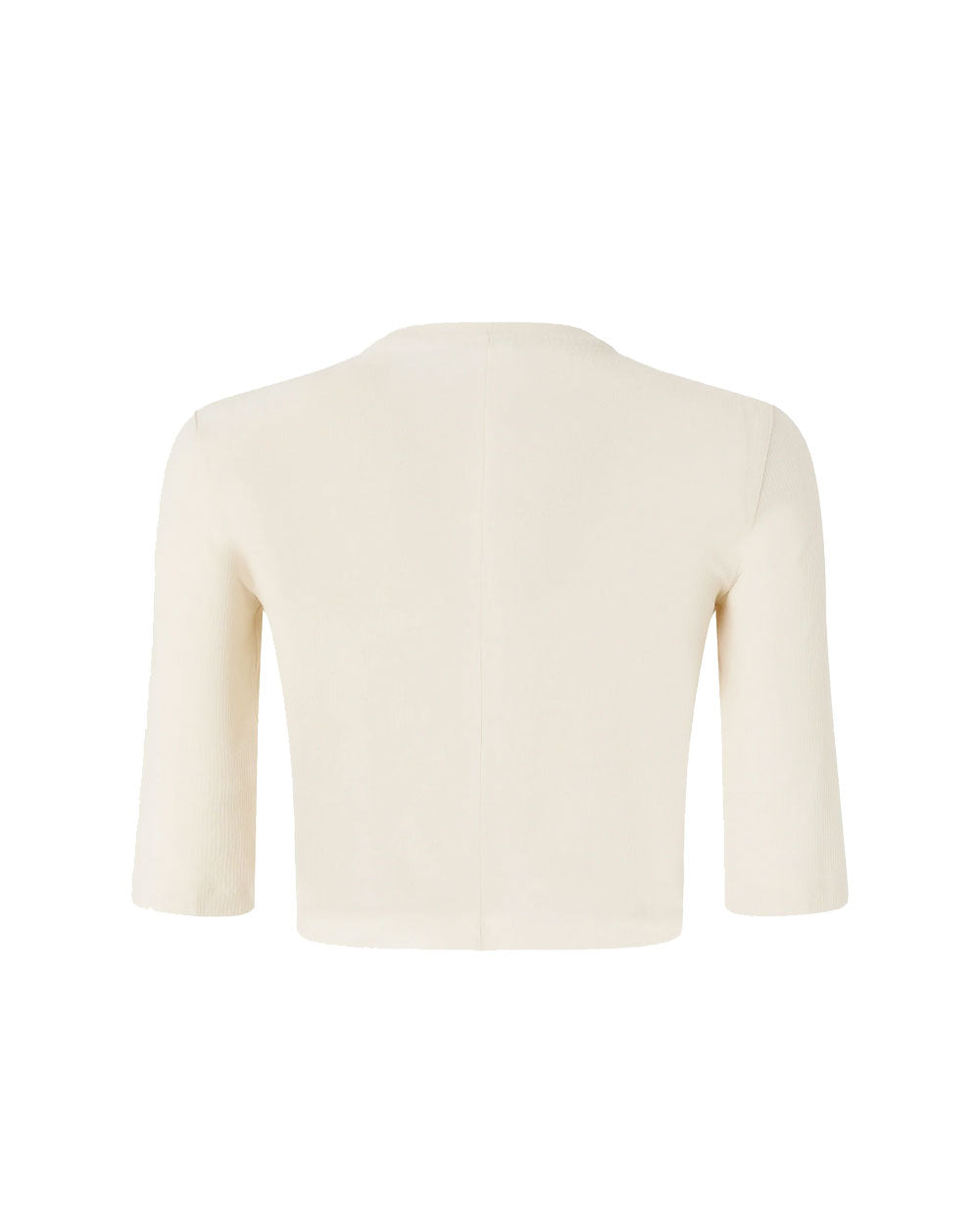 PINKO T-shirt donna Pinko 106635A32C Kimberly crema cropped catena 106635A32C C03