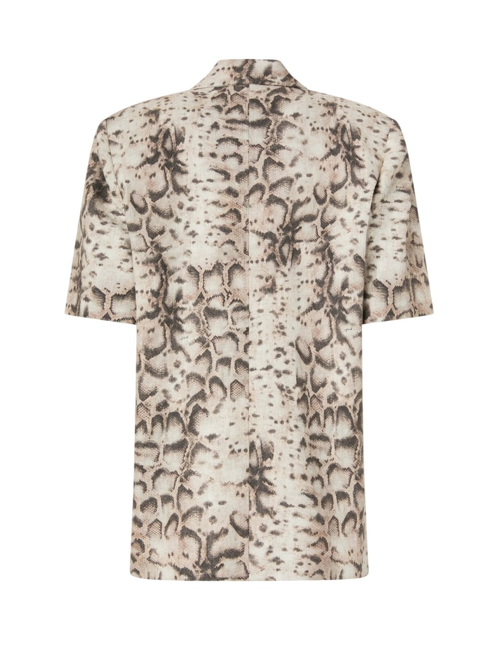 PINKO Giacca Pinko donna 106879A3BL CZ9 Brindisi con stampa animalier Beige Nero<BR/> 106879A3BL CZ9