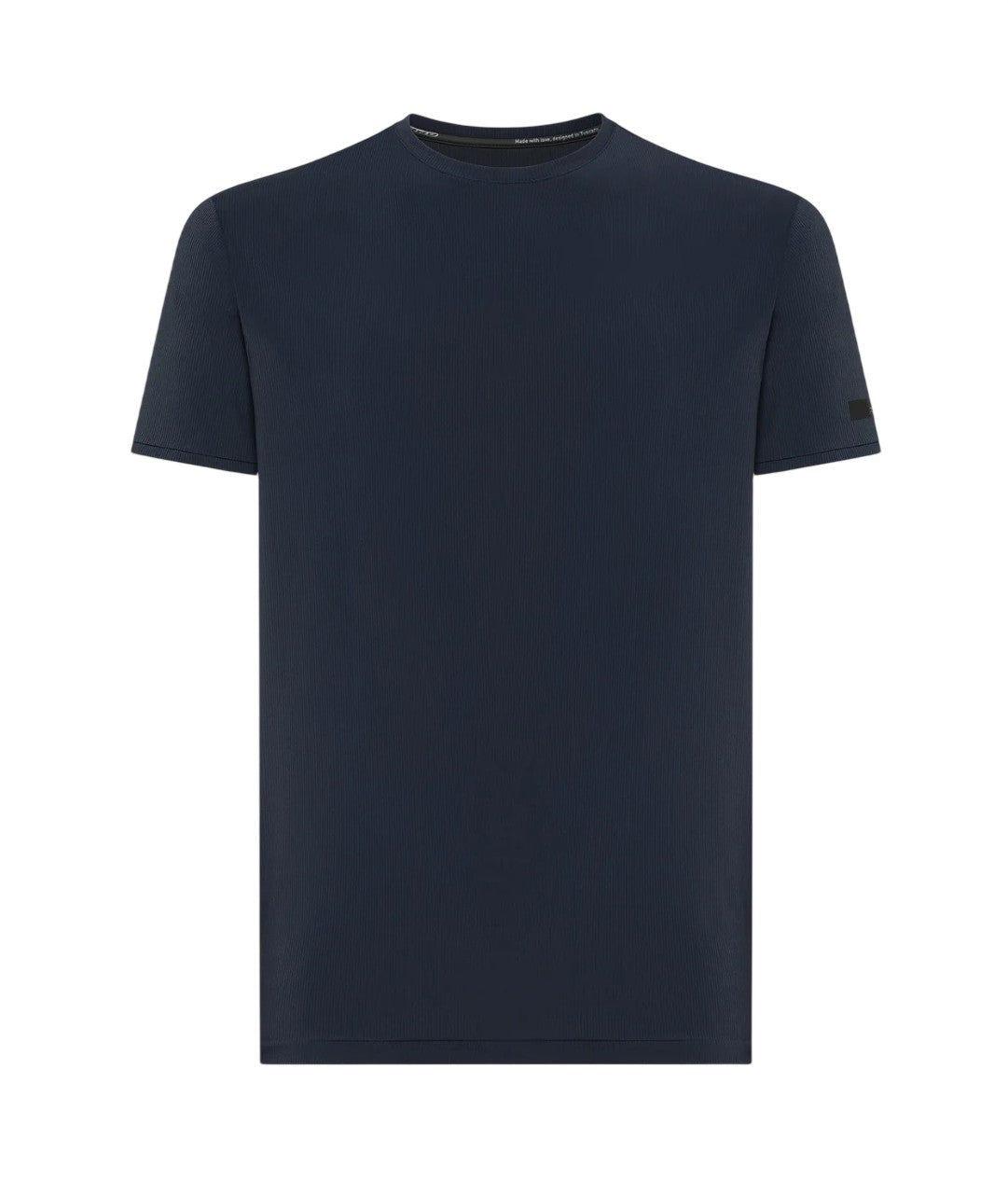RRD T-shirt RRD uomo 26220 61 Rib Shirty stretch a costine Blu Marino<BR/> 26220 61