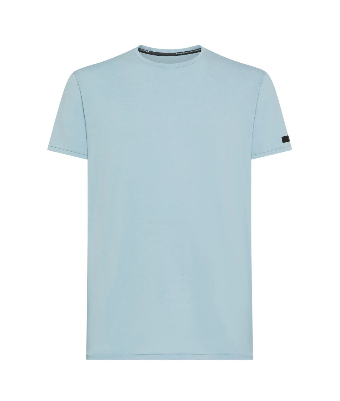RRD T-shirt RRD uomo 26221 Doticon Shirty Azzurro micro piquet stretch cotone fit regolare<BR/> 26221 64