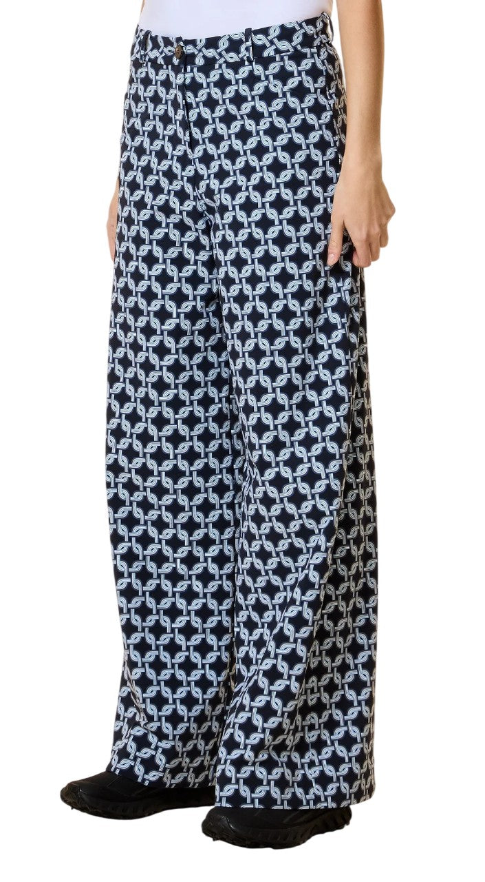 RRD Pantalone RRD donna 26867 60 Lace Livia Wom Pant fantasia Blu<BR/> 26867 60