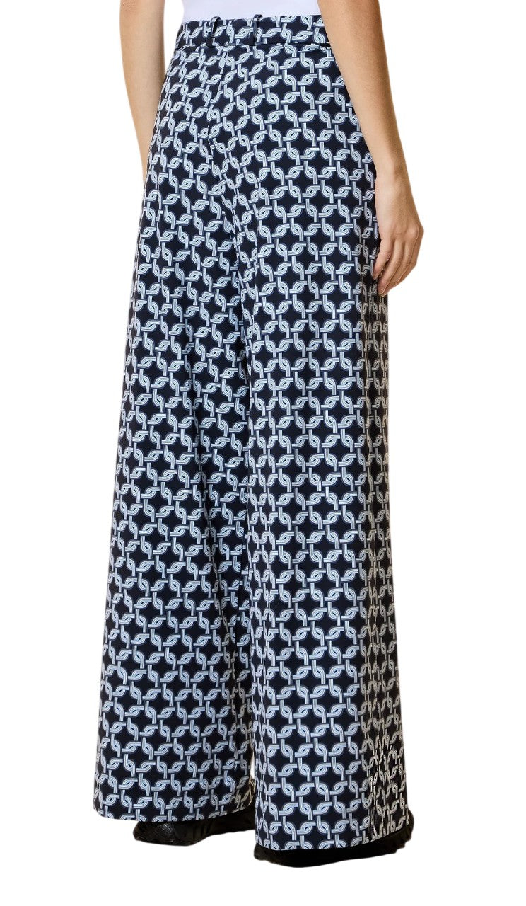 RRD Pantalone RRD donna 26867 60 Lace Livia Wom Pant fantasia Blu<BR/> 26867 60