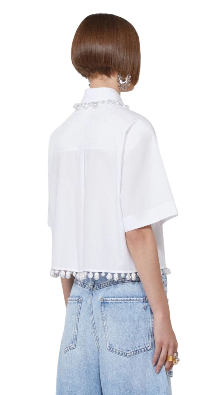 SPORTMAX Camicia Sportmax donna 2612111072600 001 Cognac Bianco<BR/> 2612111072600 001