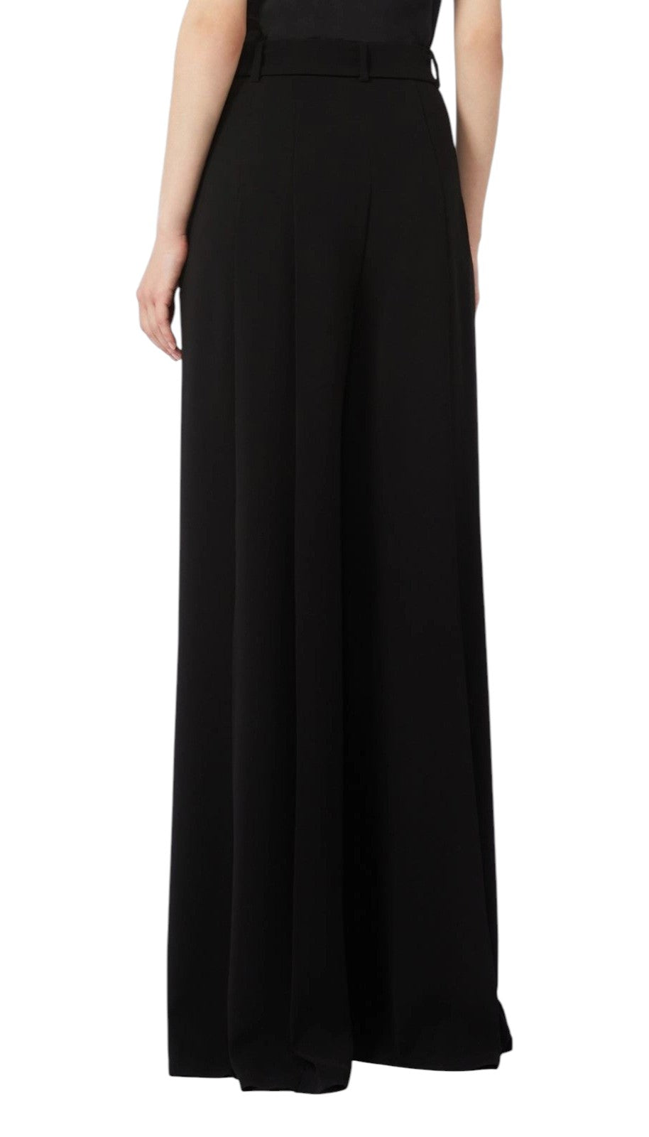 STUDIO Pantalone Studio donna 2616131014600 001 Valico palazzo in cady Nero<BR/> 2616131014600 001