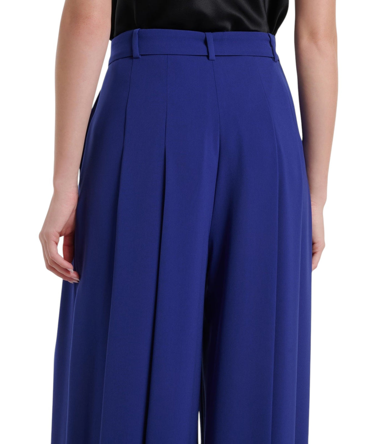 STUDIO Pantalone Studio donna 2616131014600 067 Valico palazzo in cady Bluette<BR/> 2616131014600 067