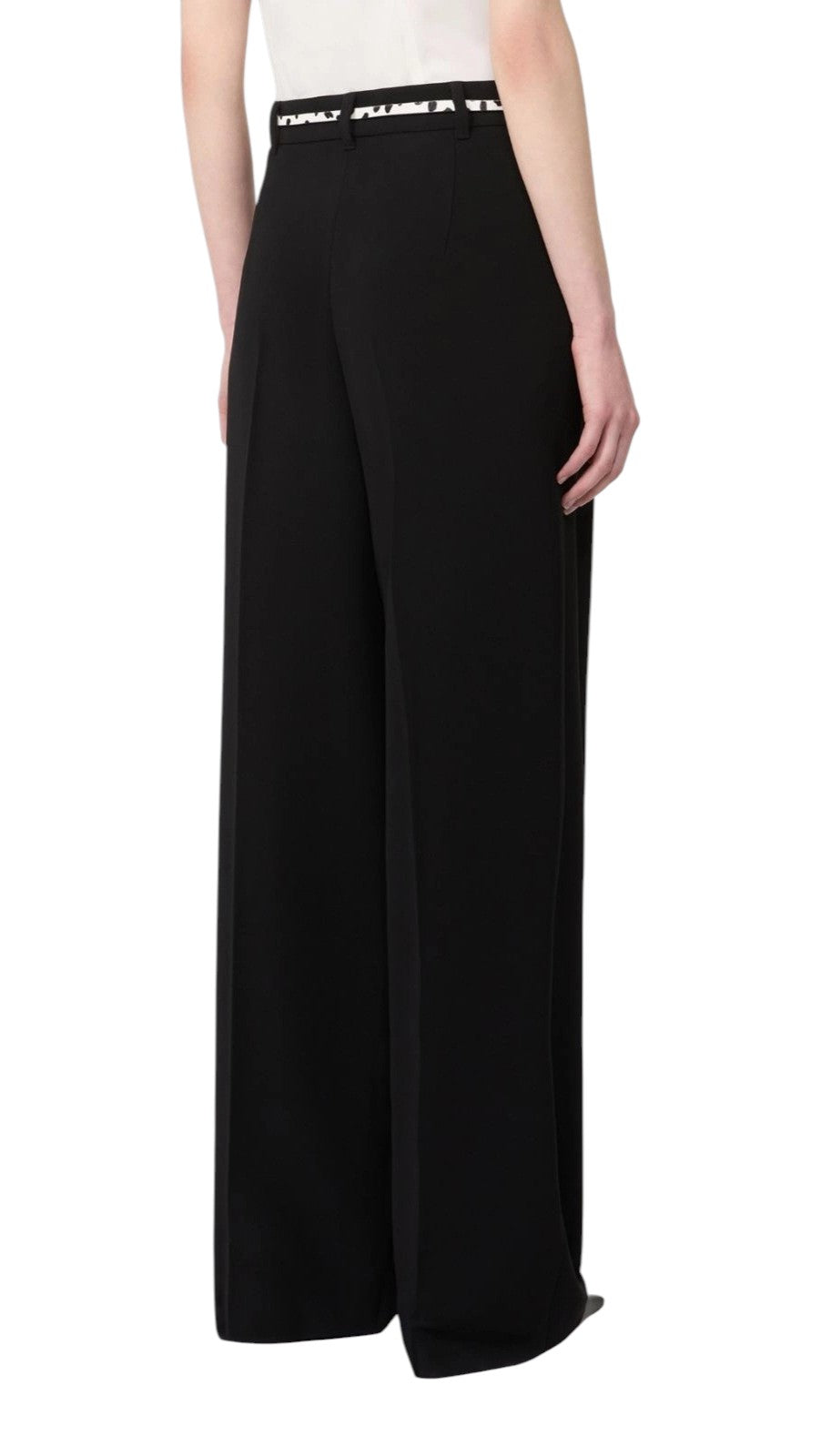 STUDIO Pantalone Studio donna 2616131051600 001 Corvino fluido in cady Nero<BR/> 2616131051600 001