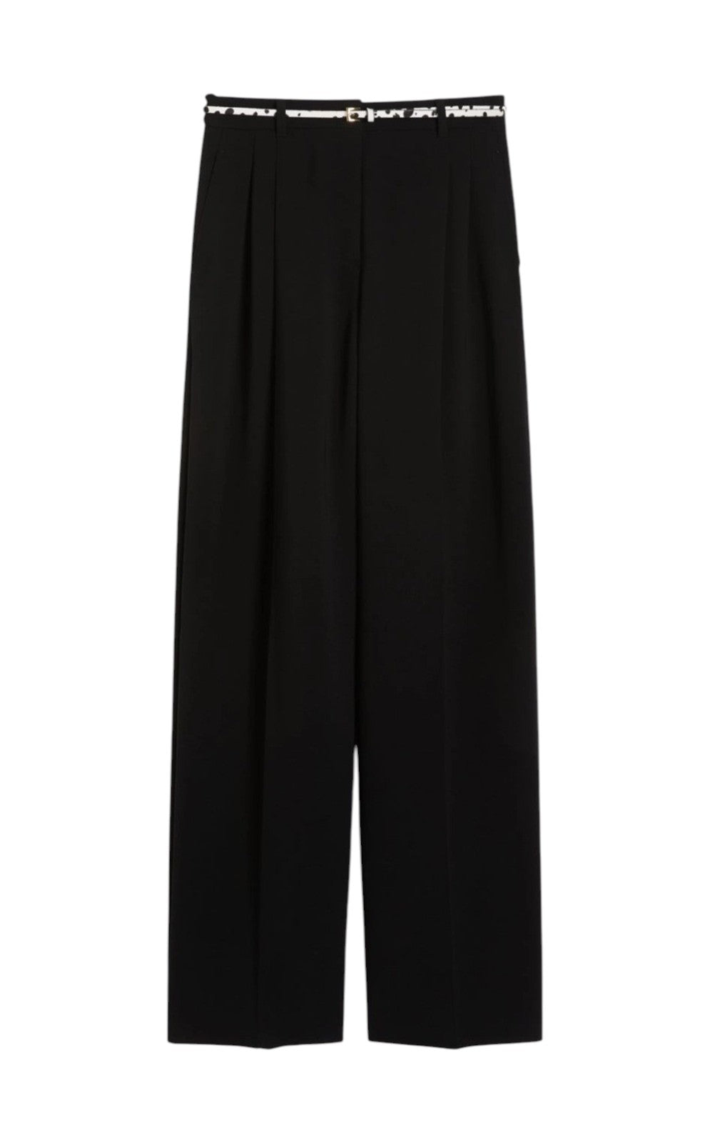 STUDIO Pantalone Studio donna 2616131051600 001 Corvino fluido in cady Nero<BR/> 2616131051600 001